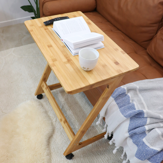 TV Tray Table Z Shape Bamboo