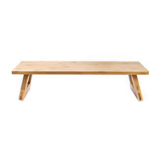 Bamboo Monitor Stand Riser, Laptop Tray Table