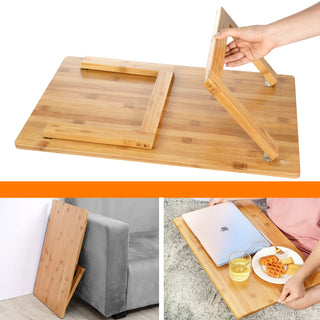 Bamboo Folding Tray Table