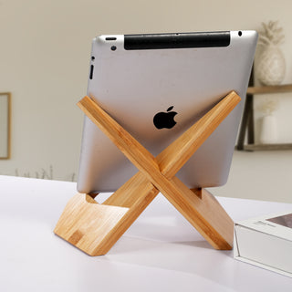 Bamboo Cookbook Stand, Multi-Functional Display Holder