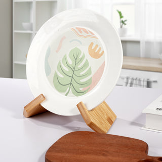 Bamboo Cookbook Stand, Multi-Functional Display Holder