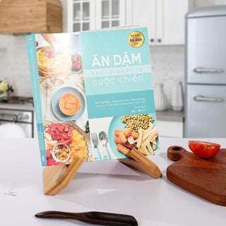 Bamboo Cookbook Stand, Multi-Functional Display Holder