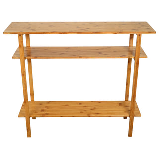 Bamboo 3-Tier Narrow Console Table