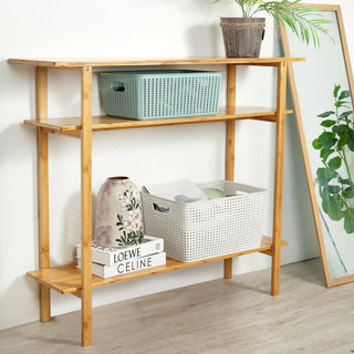 Bamboo 3-Tier Narrow Console Table