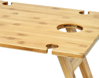 Bamboo Picnic Table (Portable & Foldable)