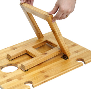 Bamboo Picnic Table (Portable & Foldable)