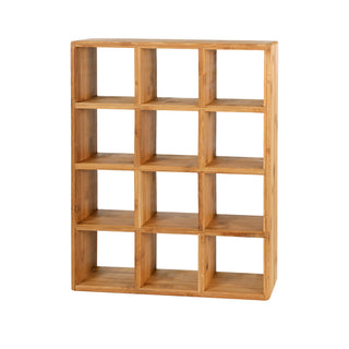 Coffee Tea Mug Shelf Organiser Cup Holder Storage Bamboo 12 Slots
