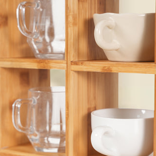 Coffee Tea Mug Cup Display Shelf (9 Cube)