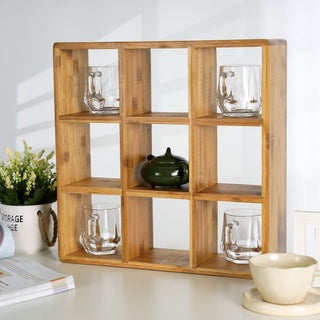 Coffee Tea Mug Cup Display Shelf (9 Cube)