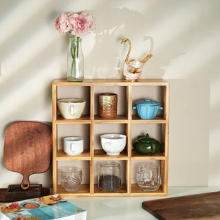 Coffee Tea Mug Cup Display Shelf (9 Cube)