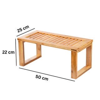 Bamboo Cabinet Storage Shelf Organiser