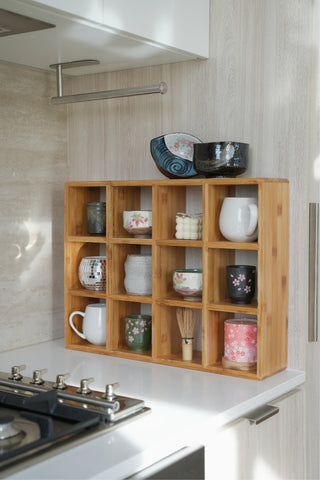 Coffee Tea Mug Cup Display Shelf (12 Cube)