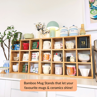 Coffee Tea Mug Cup Display Shelf (12 Cube)