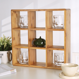 Coffee Tea Mug Cup Display Shelf (9 Cube)