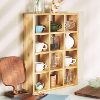 Coffee Tea Mug Cup Display Shelf (12 Cube)