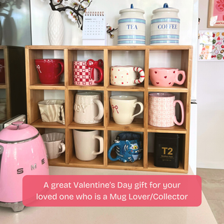 Coffee Tea Mug Cup Display Shelf (12 Cube)