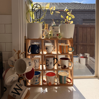 Coffee Tea Mug Cup Display Shelf (9 Cube)