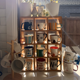 Coffee Tea Mug Cup Display Shelf (12 Cube)