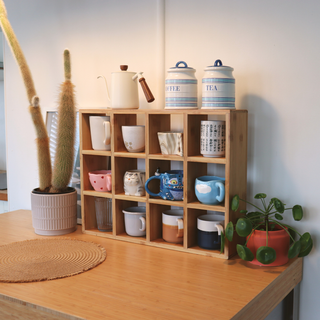 Coffee Tea Mug Cup Display Shelf (12 Cube)